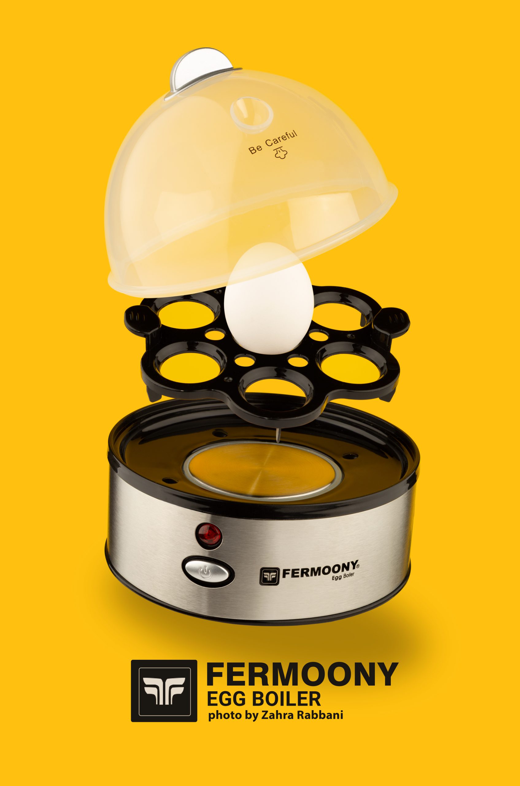 عکاسی تبلیغاتی از دستگاه تخم مرغ آب پز کن
