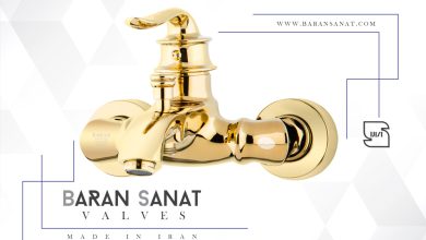 عکاسی شیرآلات باران صنعت